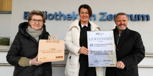 Beitragsbild des Blogbeitrags NÖ Bibliotheken Award: Bibliothek im Zentrum ausgezeichnet 