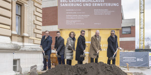 Beitragsbild des Blogbeitrags Wiener Neustadt: Spatenstich für das neue BRG Gröhrmühlgasse 