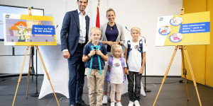 Beitragsbild des Blogbeitrags Neue Verkehrssicherheitsinitiative „Zu Fuß in die Schule“