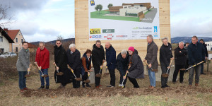 Beitragsbild des Blogbeitrags Neunkirchen: Spatenstich für den Kindergarten Nestroygasse 