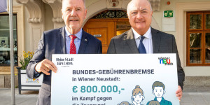 Beitragsbild des Blogbeitrags Wiener Neustadt tritt auf die Bundes-Gebührenbremse 