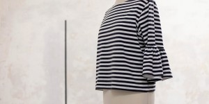 Beitragsbild des Blogbeitrags DIY: T-Shirt mit Rüschenärmel aufpeppen