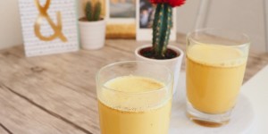 Beitragsbild des Blogbeitrags Recipe: VANILLA TUMERIC LATTE