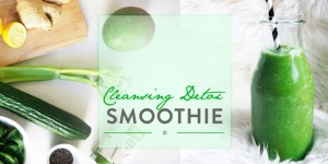 Beitragsbild des Blogbeitrags CLEANSING DETOX SMOOTHIE