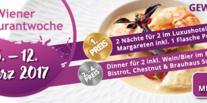 Beitragsbild des Blogbeitrags Wiener Restaurantwoche Gewinnspiel
