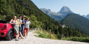 Beitragsbild des Blogbeitrags Cabrio Tour ins Soča Tal 