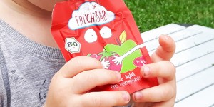 Beitragsbild des Blogbeitrags FruchtBar - Für Kinder gedacht. Mit Liebe gemacht. Quetschies Upcycling