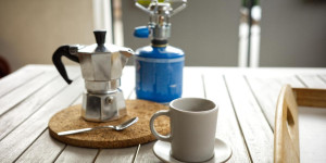 Beitragsbild des Blogbeitrags Blackout Espresso mit dem Gaskocher