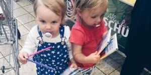 Beitragsbild des Blogbeitrags Einkaufen mit Kindern