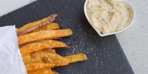 Beitragsbild des Blogbeitrags Die perfekten Süßkartoffel Pommes