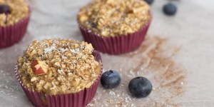 Beitragsbild des Blogbeitrags Gesunde Muffins Rezept 