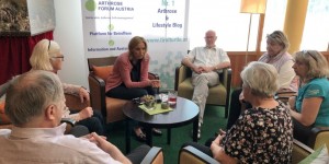 Beitragsbild des Blogbeitrags Arthrose Selbsthilfe Treffen im Urlaub