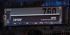 Beitragsbild des Blogbeitrags Lexar NM760 M.2 2280 SSD vorgestellt: Frischer Wind für PC und Konsolen 