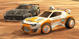 Beitragsbild des Blogbeitrags Rocket League X Star Wars – vier neue Wagen für euch