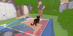 Beitragsbild des Blogbeitrags Little Kitty, Big City ist wie Untitled Goose Game, nur mit Katzen