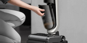 Beitragsbild des Blogbeitrags Anker eufy MACH V1 Ultra Test: Kompromisslos saubere Hartböden im Akkubetrieb