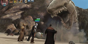 Beitragsbild des Blogbeitrags Star Wars: Galaxy of Heroes springt von Mobilgeräten auf PC