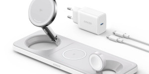 Beitragsbild des Blogbeitrags Anker MagGo Wireless Charging Station (3-in-1 Pad) Test: Formschön und funktional