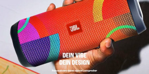 Beitragsbild des Blogbeitrags Ab sofort erhältlich: Personalisierte Lieblings-Lautsprecher von JBL