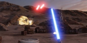 Beitragsbild des Blogbeitrags Star Wars: Trials on Tatooine (HTC Vive) ist da