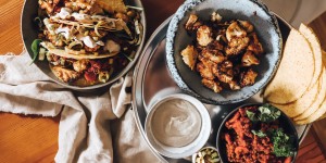Beitragsbild des Blogbeitrags Vegane Tacos – Ideen und Inspiration