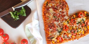Beitragsbild des Blogbeitrags Valentinstagsspecial – Herzpizza für Zwei