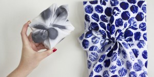 Beitragsbild des Blogbeitrags DIY: Furoshiki – Geschenke mit Stoff verpacken