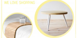 Beitragsbild des Blogbeitrags we love Shopping: Wohnaccessoires aus Holz 