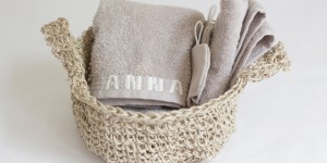 Beitragsbild des Blogbeitrags DIY: Handtuch besticken 