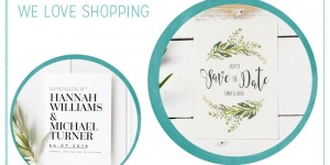 Beitragsbild des Blogbeitrags we love Shopping: Save-the-Date-Karten für die Hochzeit
