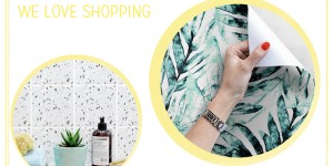 Beitragsbild des Blogbeitrags we love Shopping: Tapeten & Wandsticker