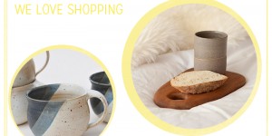 Beitragsbild des Blogbeitrags we love Shopping: Handgemachtes Keramikgeschirr 