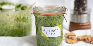 Beitragsbild des Blogbeitrags Food: Bärlauchpesto 