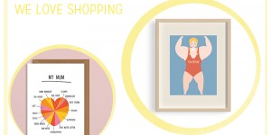 Beitragsbild des Blogbeitrags we love Shopping: Grußkarten & Prints für den Muttertag 