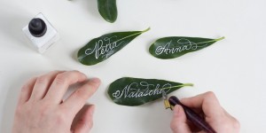 Beitragsbild des Blogbeitrags we love Inspiration: Platzkarten für Hochzeiten