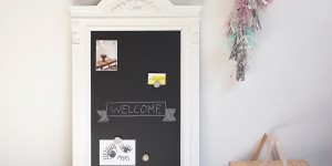 Beitragsbild des Blogbeitrags DIY: Schreib- und Magnettafel