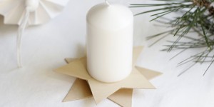 Beitragsbild des Blogbeitrags DIY: Sternen-Kerzenständer aus Holz