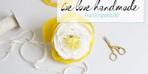 Beitragsbild des Blogbeitrags Save the Date: we love handmade Frühlingsmarkt im Mai 