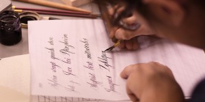 Beitragsbild des Blogbeitrags we love Workshop: Kalligraphie für Fortgeschrittene im Mai
