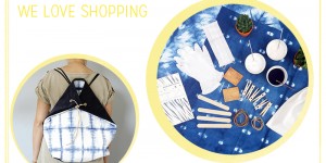Beitragsbild des Blogbeitrags we love Shopping: Shibori-Accessoires 