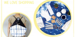 Beitragsbild des Blogbeitrags we love Shopping: Shibori-Accessoires
