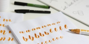 Beitragsbild des Blogbeitrags Save the Date: Brush Lettering im September