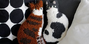 Beitragsbild des Blogbeitrags DIY: Punch Rug Stofftier