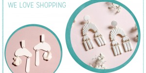 Beitragsbild des Blogbeitrags we love Shopping: Statement-Ohrringe aus Polymer Ton 