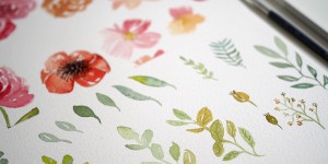 Beitragsbild des Blogbeitrags Save the Date: Brush Lettering & Aquarellmalerei Intensivkurs im November