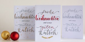 Beitragsbild des Blogbeitrags Freebie: Weihnachtskarte zum Individualisieren 