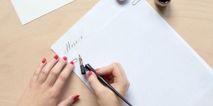 Beitragsbild des Blogbeitrags Save the Date: Kalligraphie mit der Spitzfeder im Februar