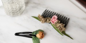 Beitragsbild des Blogbeitrags DIY: Haarschmuck mit Blumen