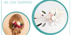 Beitragsbild des Blogbeitrags we love Shopping: Haarschmuck mit Blumen