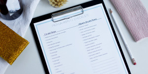 Beitragsbild des Blogbeitrags Freebie: Frühjahrsputz-Checkliste als Download